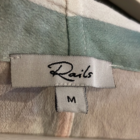 Rails Top M Thea Pastel Watercolor Stripe - Picture 6 of 10